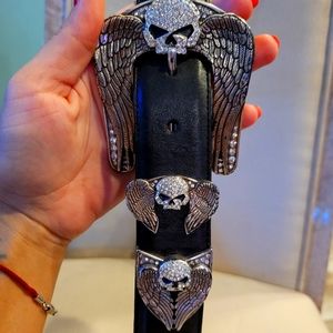 Harley Davidson Leather Studded belt